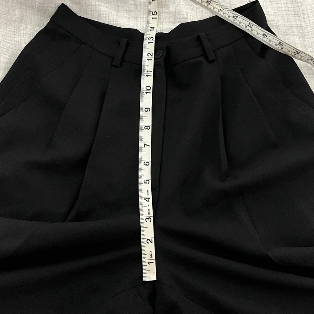 Vintage DKNY black wool pleated trousers - Picture 9 of 11